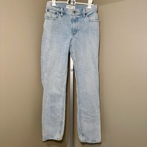 Abercrombie & Fitch Low‎ Rise The 90s Straight Jeans Womens Size 25 (0)Regular